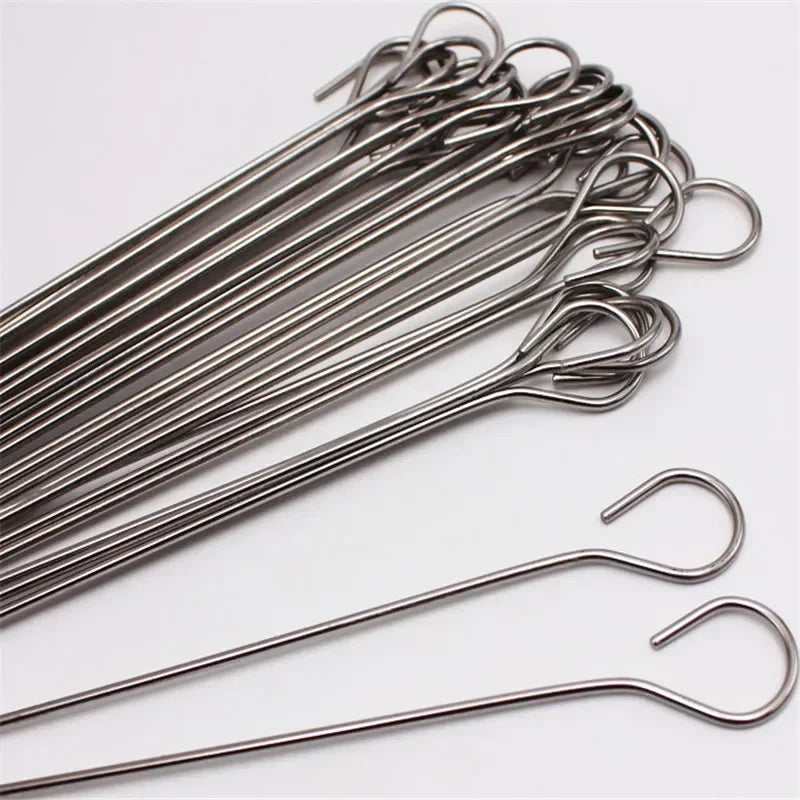 Brochettes Inox Premium – Anti‑adhésives, Résistantes à la Chaleur, BBQ &amp; Cuisine