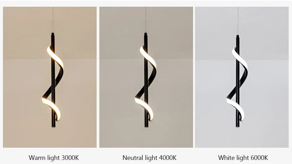 Suspension LED Industrielle Noire – Luminaire Pendentif Métal | Modern Pendant Light