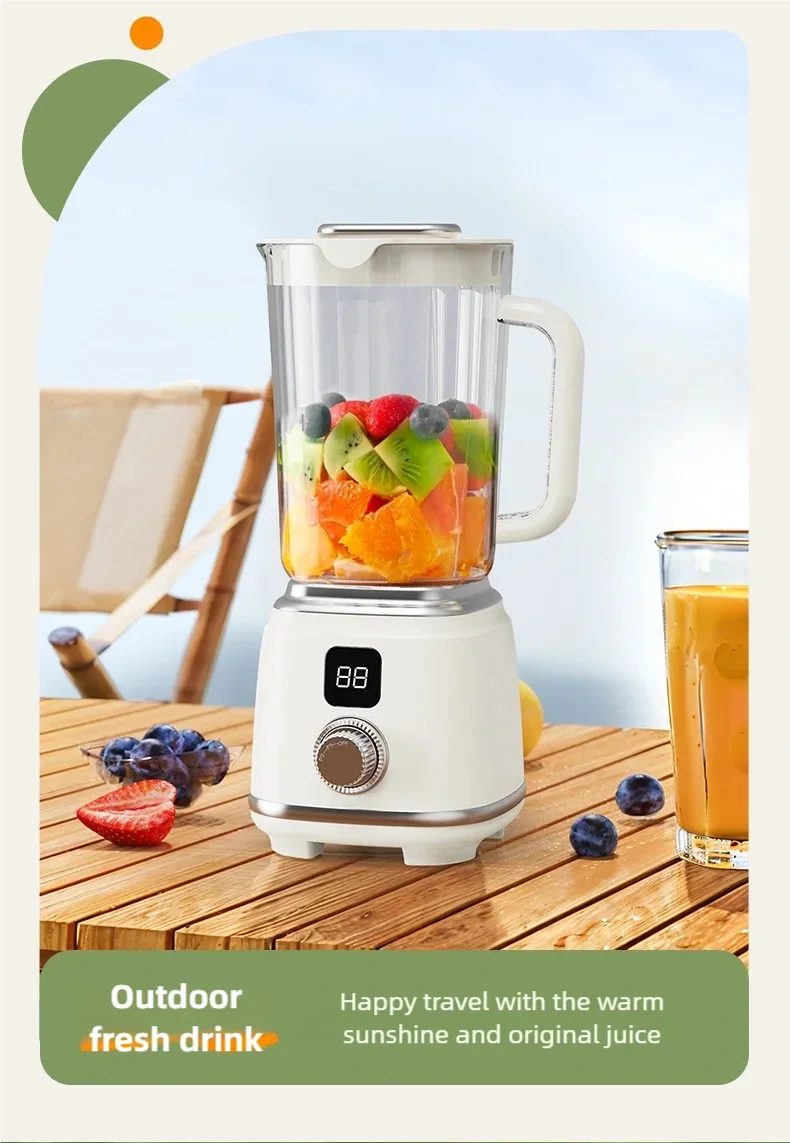 Extracteur de Jus Multifonction 10 Lames – Blender &amp; Broyeur Glace, Haut Rendement