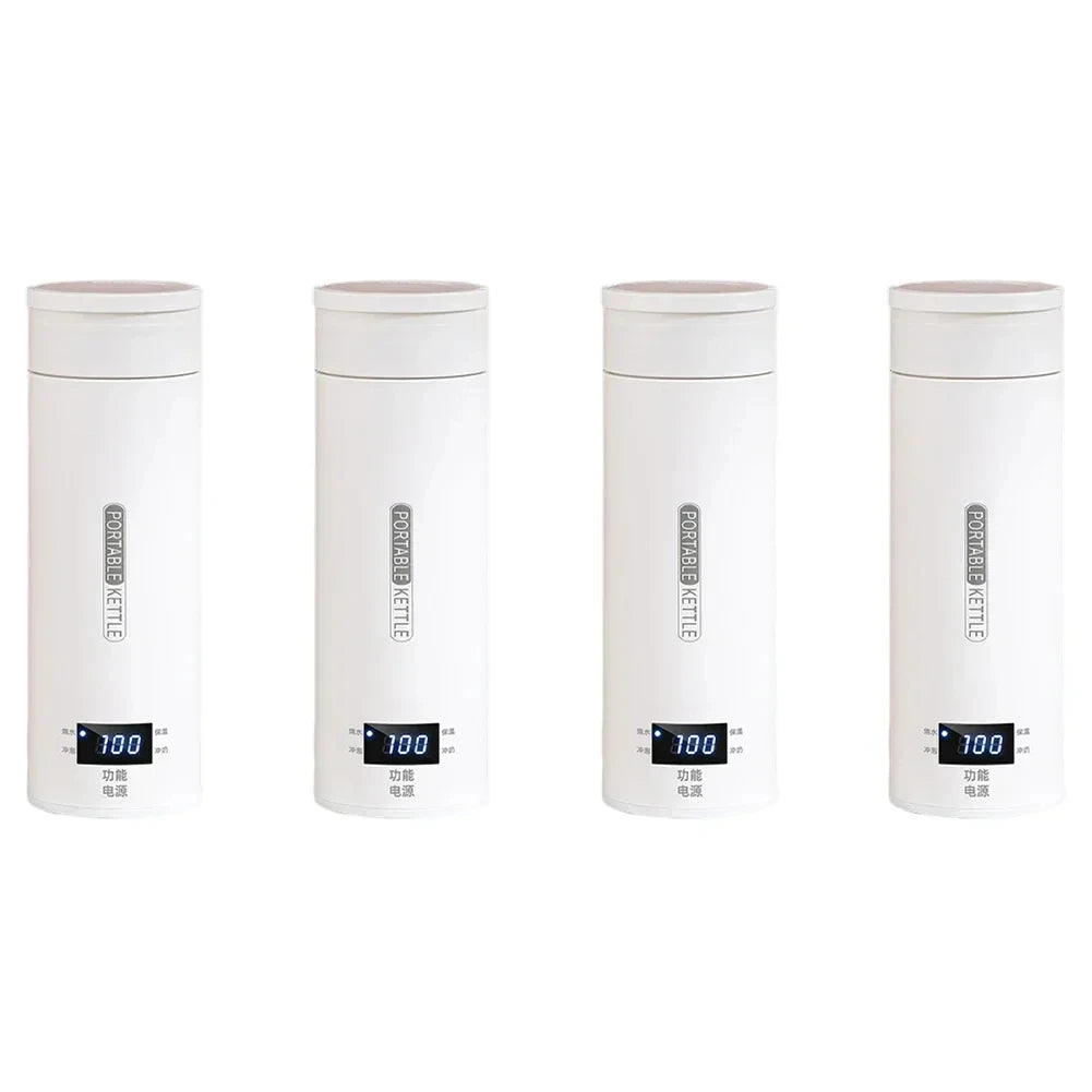 Bouilloire Électrique Portable HOMEFISH 450 ml – Chauffe‑Eau de Voyage, Anti‑Brûlure, Tasse Thermique