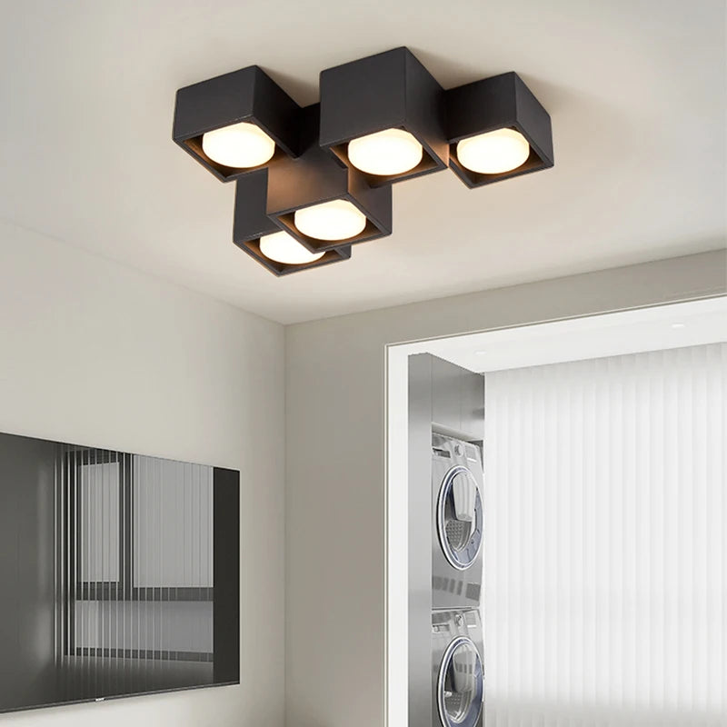 Lustre LED Moderne – Plafonnier Design pour Chambre, Salon &amp; Restaurant