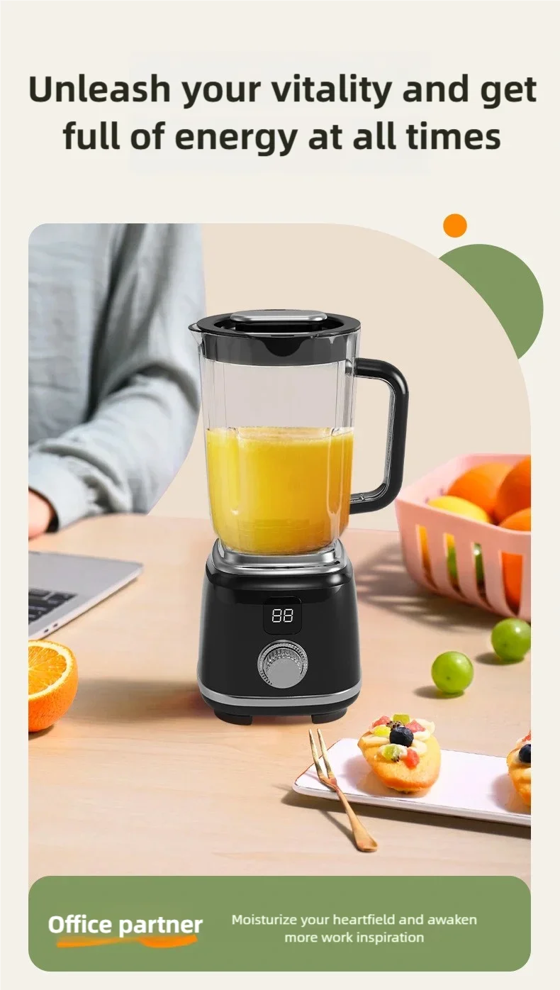 Extracteur de Jus Multifonction 10 Lames – Blender &amp; Broyeur Glace, Haut Rendement