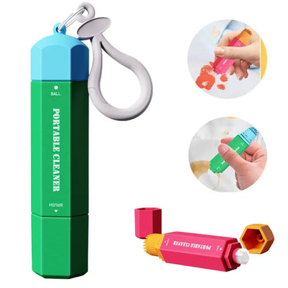 Stylo Détachant 15ml Double Tête – Portable &amp; Anti-Taches | Rouge ou Vert