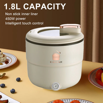 Cuiseur à Riz Électrique 1.8L – Multifonction, Anti‑Brûlure, Double Paroi, Revêtement Anti‑adhésif