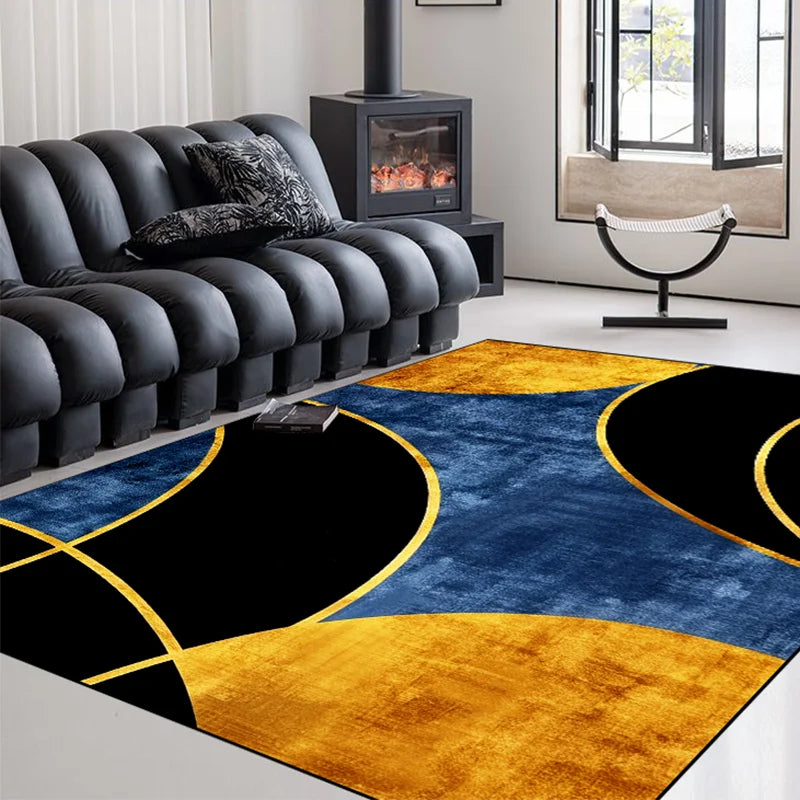 Tapis Flanelle Doux – Style Persan &amp; Géométrique – Lavable en Machine | Plusieurs Tailles