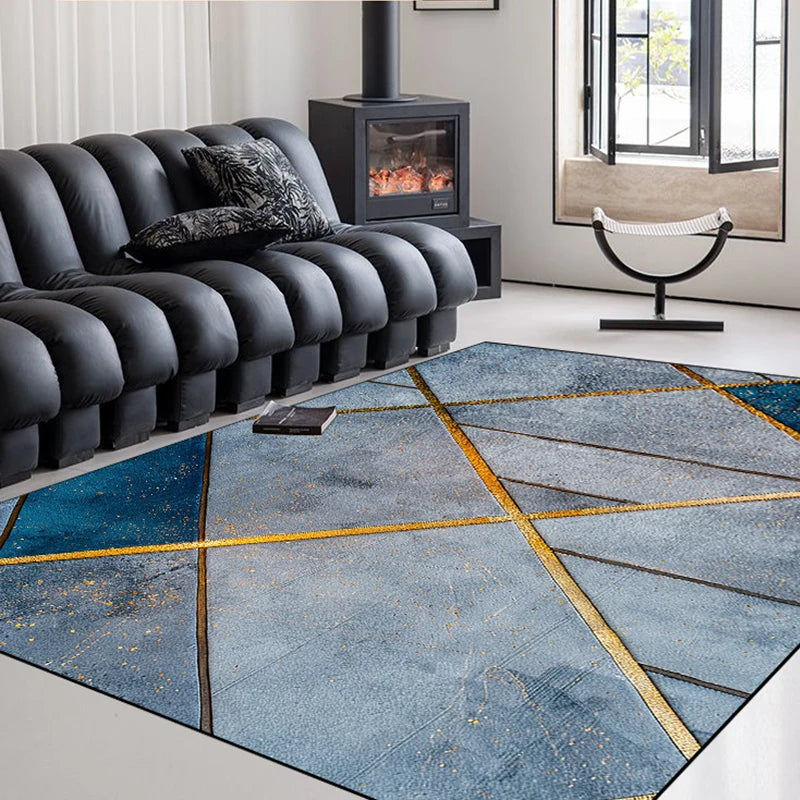 Tapis Flanelle Doux – Style Persan &amp; Géométrique – Lavable en Machine | Plusieurs Tailles