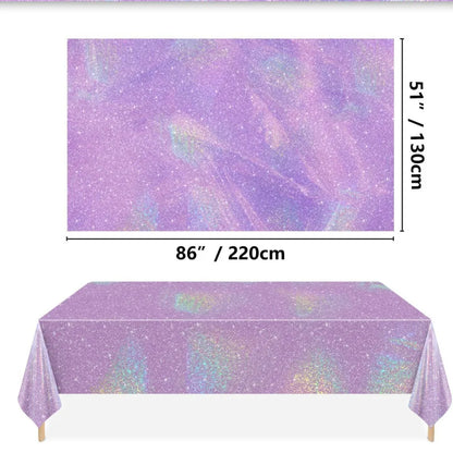 Nappe Jetable Holographique 🌈 | Film Aluminium Laser Arc-en-Ciel – Anniversaire &amp; Fêtes