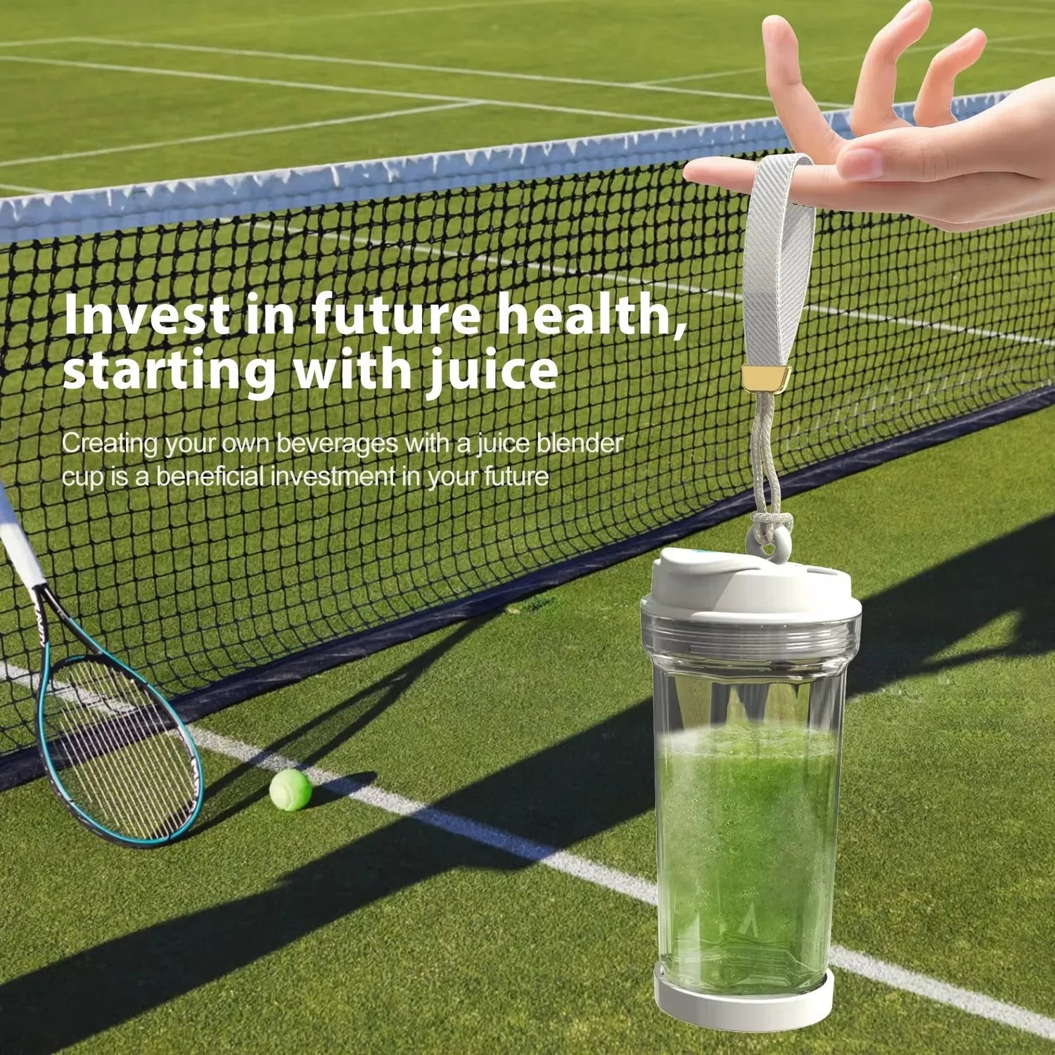 Blender Portable Mixeur Électrique – Smoothies &amp; Jus | Bouteille 500ml 4000mAh 180W