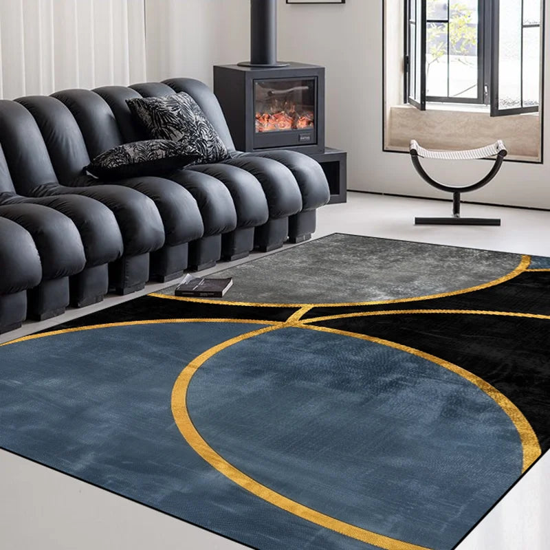 Tapis Flanelle Doux – Style Persan &amp; Géométrique – Lavable en Machine | Plusieurs Tailles