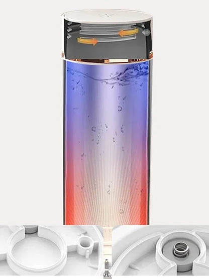 Bouilloire Électrique Portable HOMEFISH 450 ml – Chauffe‑Eau de Voyage, Anti‑Brûlure, Tasse Thermique