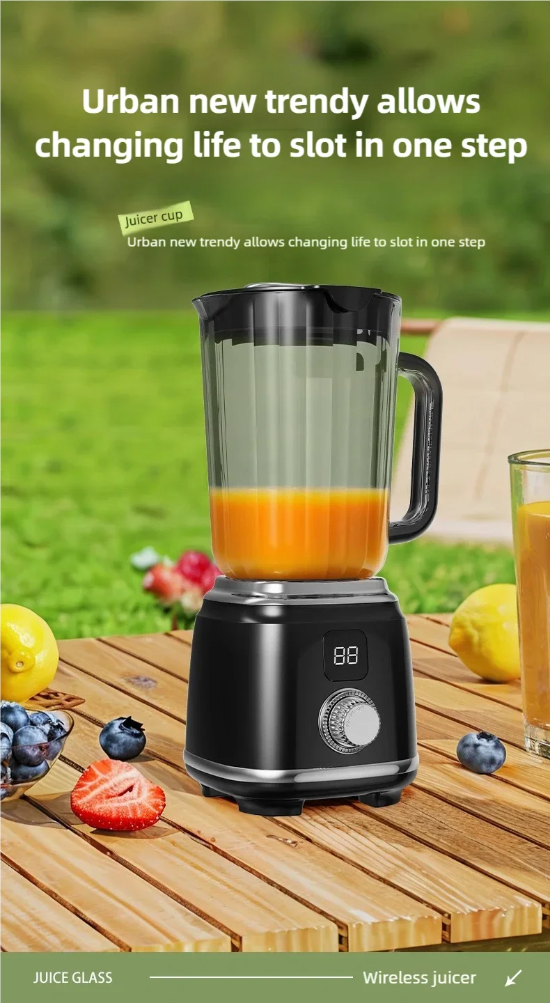 Extracteur de Jus Multifonction 10 Lames – Blender &amp; Broyeur Glace, Haut Rendement