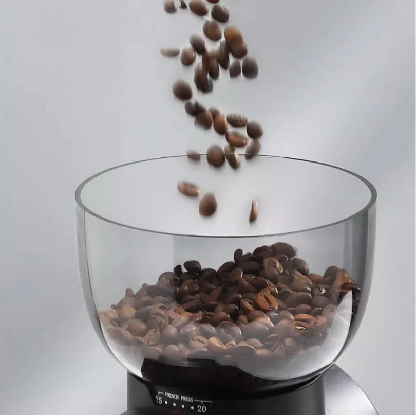 Moulin à Café Électrique Automatique – Meules Burr | Espresso &amp; Filtre ☕