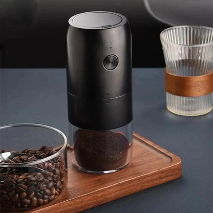Moulin à Café Électrique Portable – Recharge USB‑C, Broyeur Grains &amp; Épices, 150W