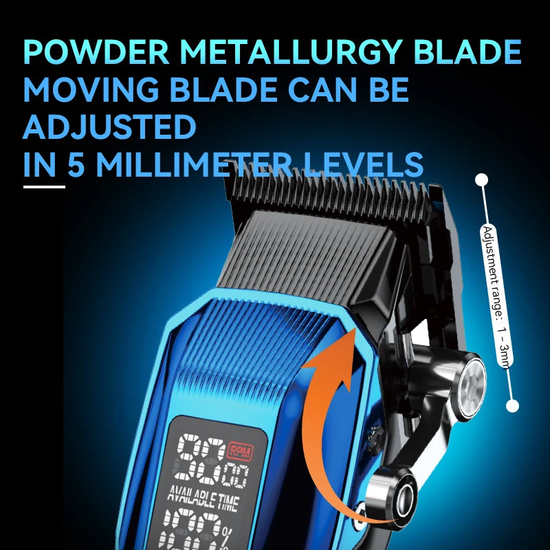 Tondeuse Professionnelle Kemei KM-2796 – Moteur Brushless, 4600mAh | 260 min