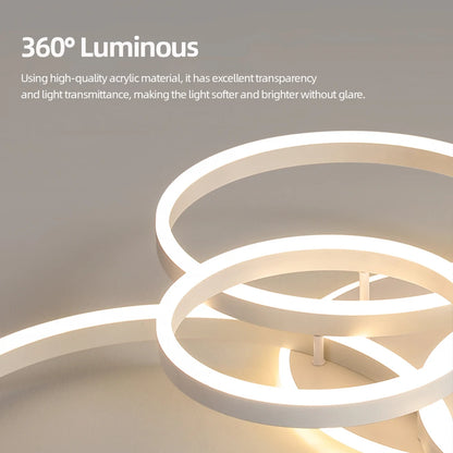 Lustre Ceiling Chandelier Dimmable Ceiling Lamp LED Pendant Light Decoration Lamps for Living Study Room Bedroom Indoor Lighting