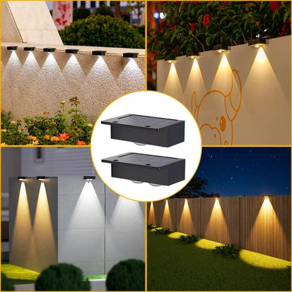 Lampes Solaires LED pour Escalier &amp; Jardin – Lot de 1 à 8 pcs