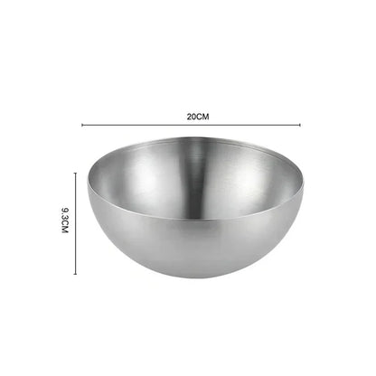 Bol en Inox Doré &amp; Argenté – Style Coréen | 15, 20 ou 25 cm