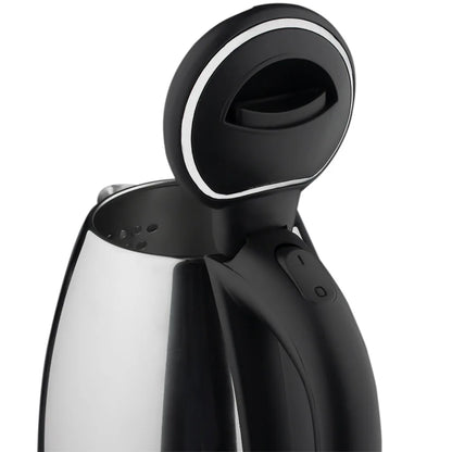 Bouilloire Électrique Inox 2L – 1500W, Thermostat, Sifflet | Thé &amp; Café