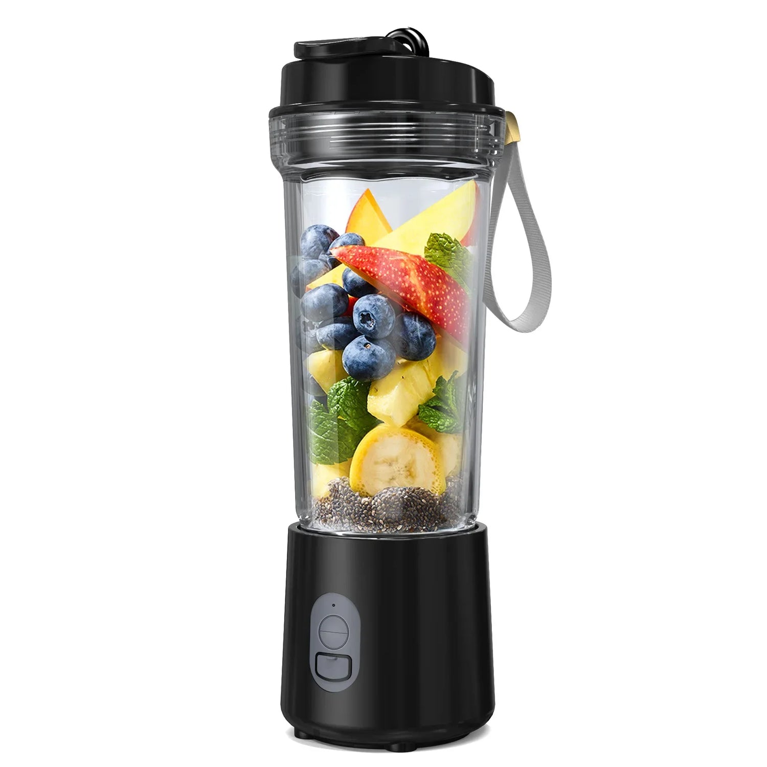 Blender Portable Mixeur Électrique – Smoothies &amp; Jus | Bouteille 500ml 4000mAh 180W