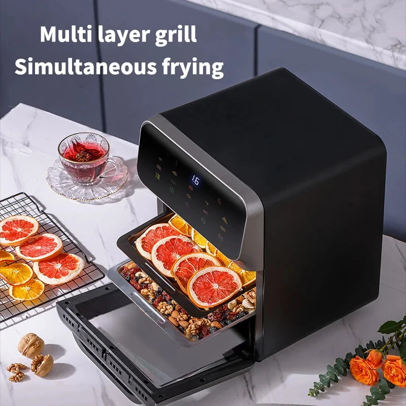 Friteuse à Air 10L – Grande Capacité, Cuisson 360°, Sans Huile, Multifonction