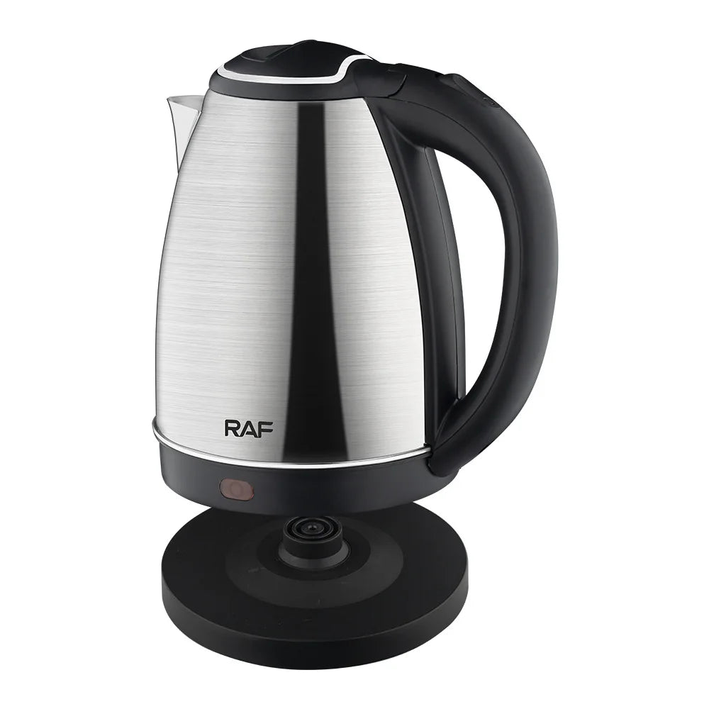 Bouilloire Électrique Inox 2L – 1500W, Thermostat, Sifflet | Thé &amp; Café