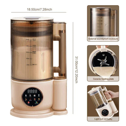 Blender Lait de Soja Électrique – Mixeur Multifonction, Jus &amp; Petit-Déjeuner