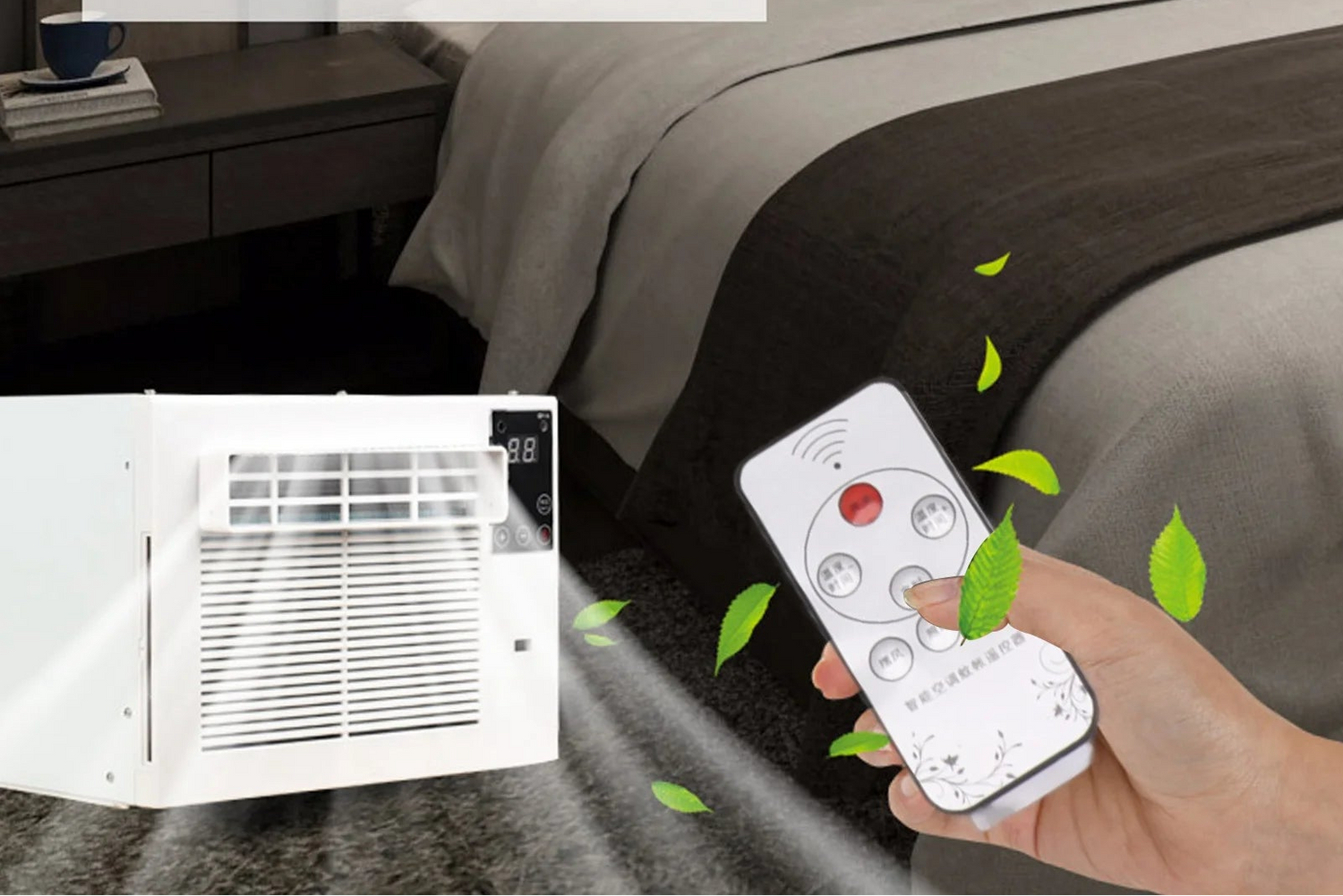 Climatiseur Portable 280W – Télécommande &amp; Écran Tactile – Air Cooler Extérieur/Intérieur