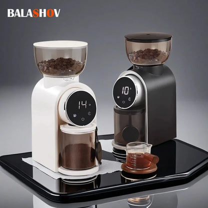 Moulin à Café Électrique Automatique – Meules Burr | Espresso &amp; Filtre ☕