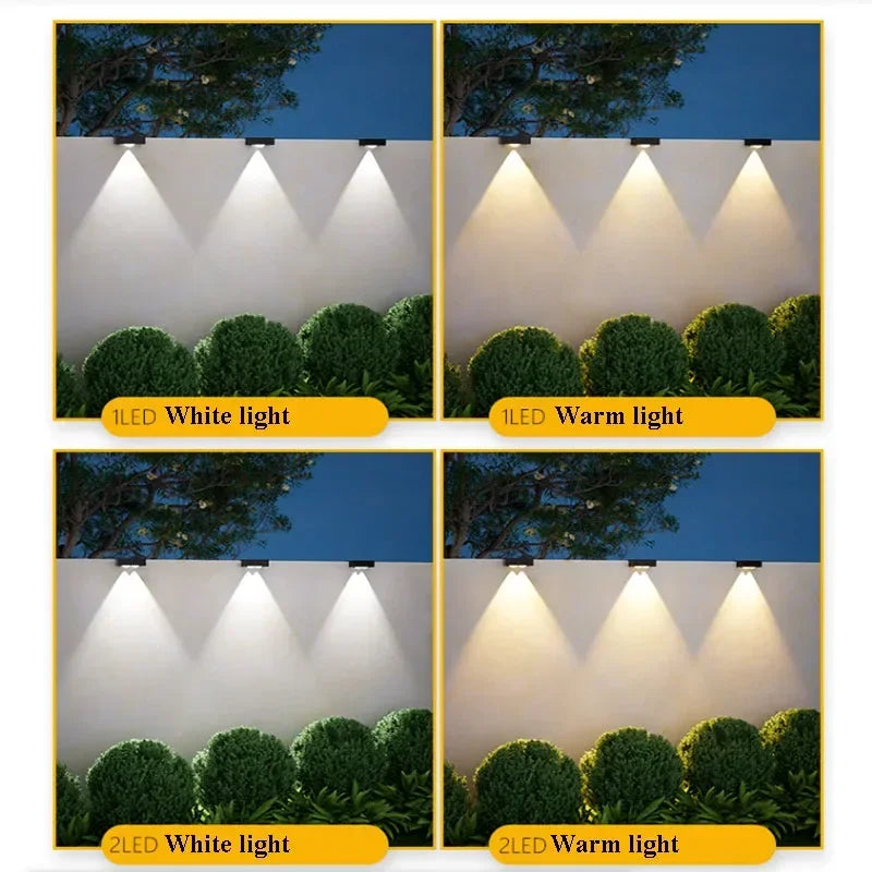 Lampes Solaires LED pour Escalier &amp; Jardin – Lot de 1 à 8 pcs