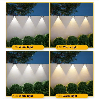 Lampes Solaires LED pour Escalier &amp; Jardin – Lot de 1 à 8 pcs