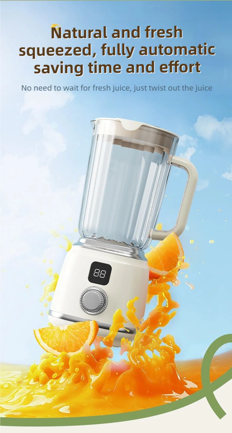 Extracteur de Jus Multifonction 10 Lames – Blender &amp; Broyeur Glace, Haut Rendement