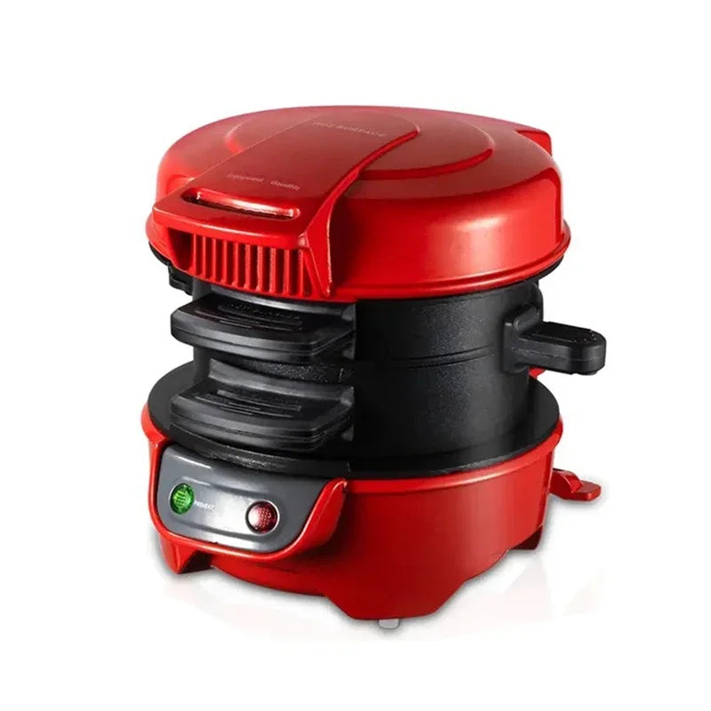 Machine à Sandwich &amp; Burger 220V – Petit‑Déjeuner Rapide – Anti‑adhésive &amp; Compacte