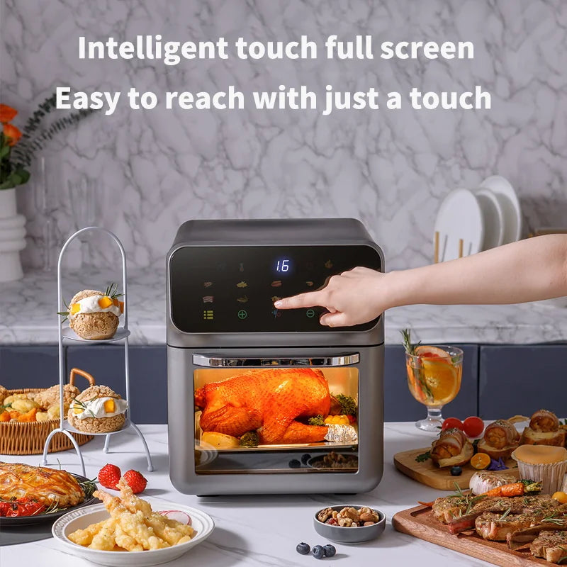 Friteuse à Air 10L – Grande Capacité, Cuisson 360°, Sans Huile, Multifonction