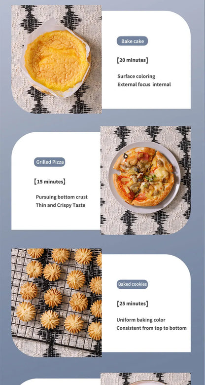 Friteuse à Air 10L – Grande Capacité, Cuisson 360°, Sans Huile, Multifonction