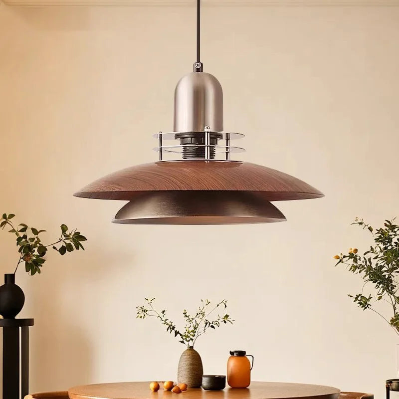 Suspension Vintage Abat-Jour Aluminium – Ø30cm – Restaurant, Cuisine &amp; Bar