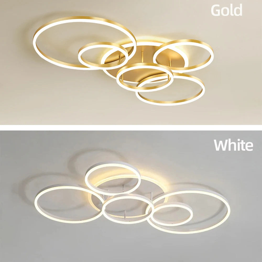 Lustre Ceiling Chandelier Dimmable Ceiling Lamp LED Pendant Light Decoration Lamps for Living Study Room Bedroom Indoor Lighting