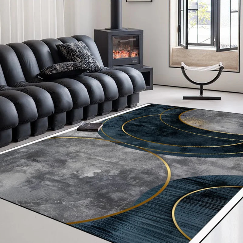 Tapis Flanelle Doux – Style Persan &amp; Géométrique – Lavable en Machine | Plusieurs Tailles