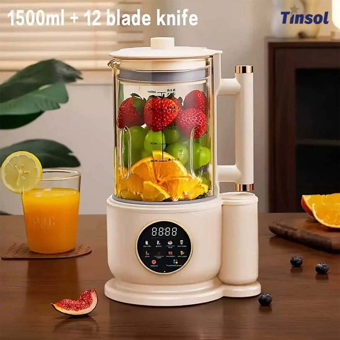 Blender Lait de Soja Électrique – Mixeur Multifonction, Jus &amp; Petit-Déjeuner