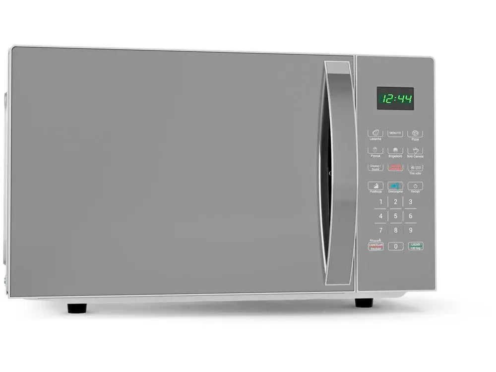 Micro-ondes Philco 33L Finition Miroir Argenté – Tactile, 1400W | PMO38S