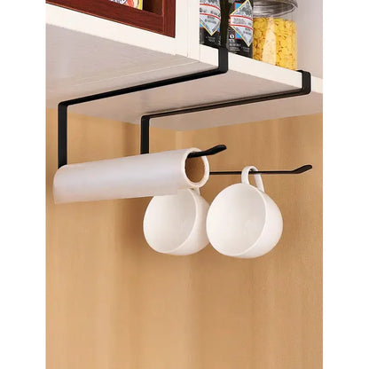 Porte-Rouleau Papier Mural 🧹 | Fer – Cuisine &amp; Salle de Bain – 3 Coloris