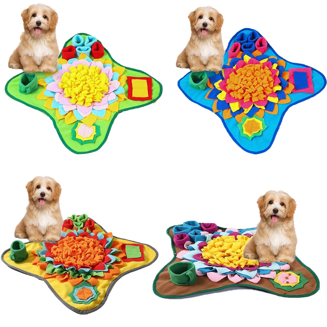 Tapis de Fouille Interactif pour Chiens 🐾 | Snuffle Mat – Anti-Ennui &amp; Stimulation Mentale