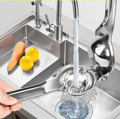 Presse-Citron Manuel Inox 🍋 | Anti-Rouille – Pack 1 ou 2 pcs – Citron, Orange, Citrus