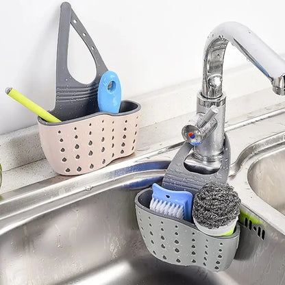 Panier Égouttoir Cuisine Ajustable – Porte-Éponge &amp; Savon | TPR Flexible