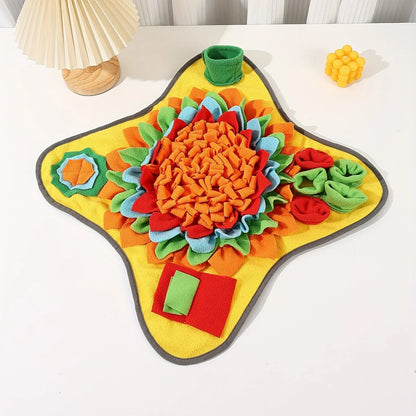 Tapis de Fouille Interactif pour Chiens 🐾 | Snuffle Mat – Anti-Ennui &amp; Stimulation Mentale