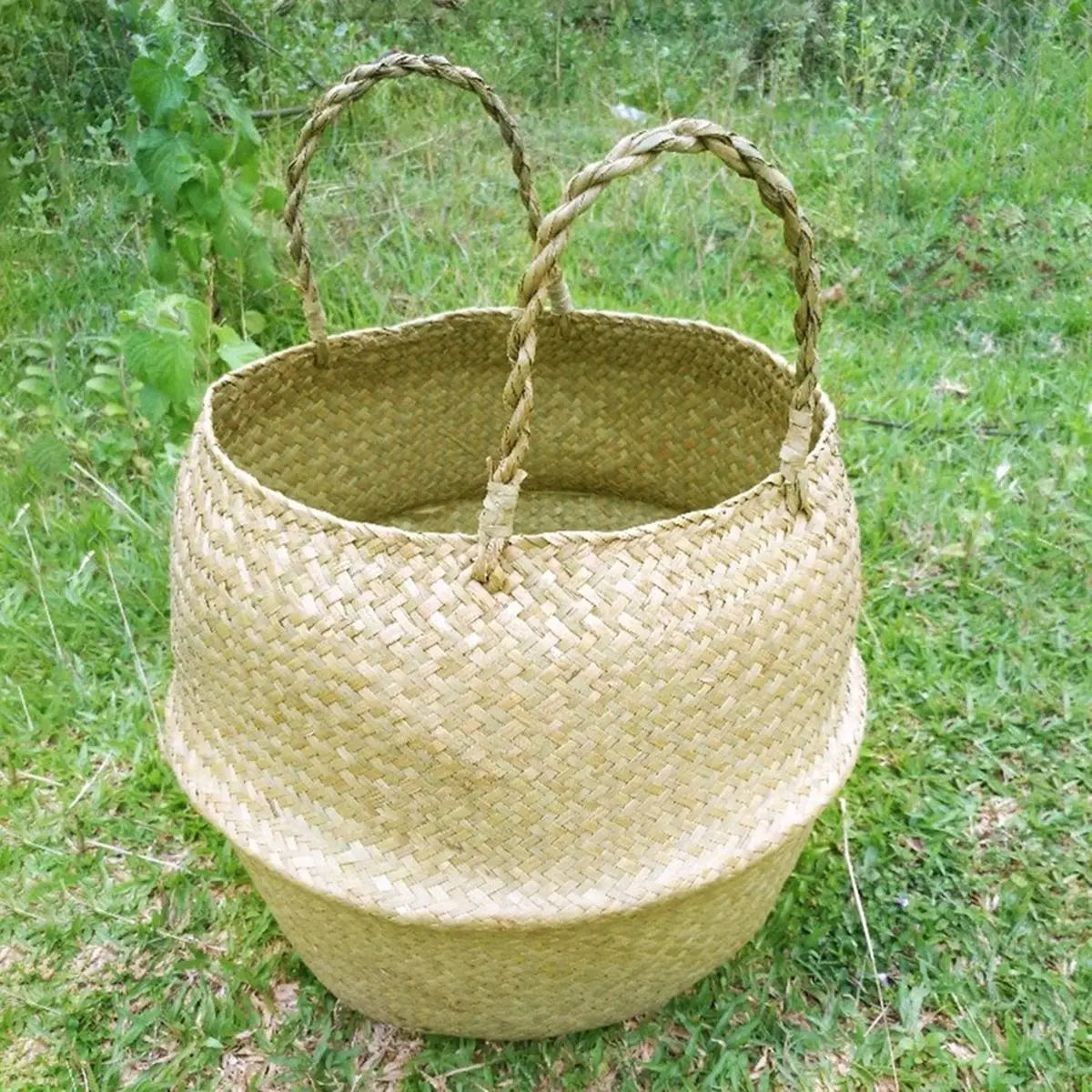 Panier en Osier Tressé 🧵 | Rangement &amp; Déco – Cache-Pot, Jouets, Salle de Bain